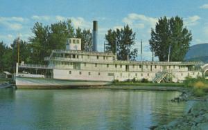 Penticton BC SS Sicamous now Museum, Heritage Site & Wedding Venue Postcard D23