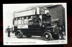 pp2426 - Sussex Bus - Tilling Route 1A in Portslade - Pamlin Postcard No.M801