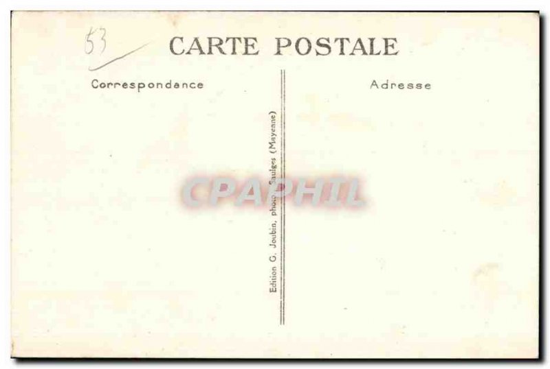 Old Postcard Saulges mayenne st cenere hermitage chapel