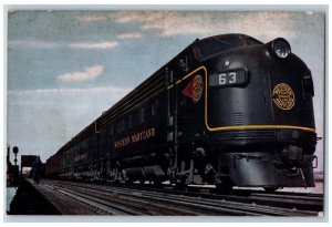 c1940 Western Maryland Railway Salutes York Interstate Fair Baltimore Postcard