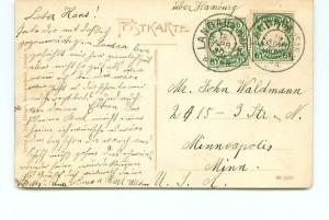 Postcard Gruss aus Landau a Isar  Landau Gasser Buchdruckerei  # 2261A