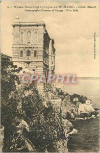 Old Postcard Mus�e Oc�anographique of MONACO. - West C�t�