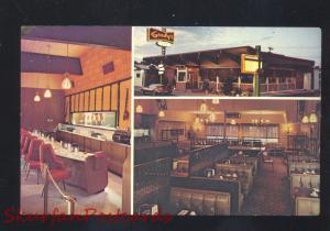 ALBUQUERQUE NEW MEXICO ROUTE 66 GOODY'S RESTAURANT ADVERTISING POSTCARD NM