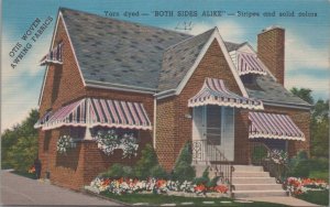 Advertising Postcard Otis Woven Awning Fabric