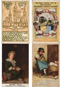 PC ADVERTISING COLLECTION 225 Vintage Postcards WITH BETTER (L4388)