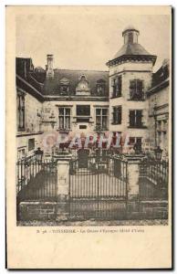 Old Postcard Thunder Caisse d & # 39Epargne Hotel d & # 39Uzes