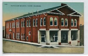 Elks Club Victor Colorado 1910c postcard