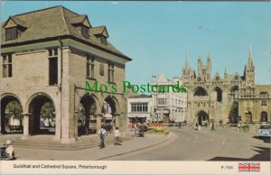 Cambridgeshire Postcard - Peterborough Guildhall and Cathedral Square  RS33099