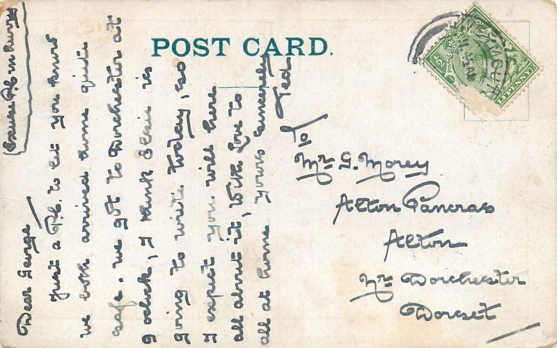 Gibraltar neutral ground old postcard