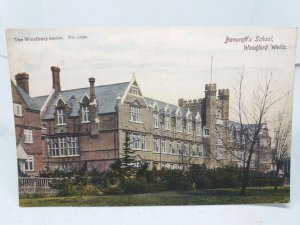 Bancrofts School Woodford Wells Essex New Unused Vintage Postcard c1905