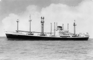 M.S Neder Elbe Real Photo M.S Neder Elbe, Netherland Steamship Company View i...