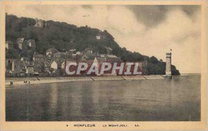 Postcard Old Honfleur Mont Joli