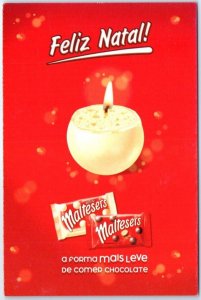 M-53606 Merry Christmas The Lightest Way To Eat Chocolate Maltesers