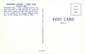 Tiffin Ohio~Heibelberg College~Williard Hall~Residence Dorm for Women~1960s PC