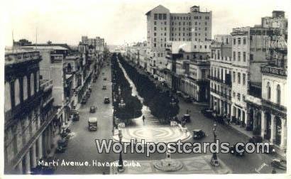 Marti Avenue Havana Republic of Cuba Unused 