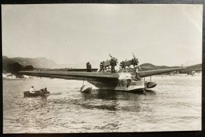 Mint Netherlands Real Picture Postcard Air France Seaplane Liore