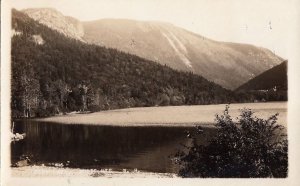 Postcard RPPC Echo Lake White Mts NH