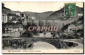 Saint Claude - Viaduct and Bridge of Avignon - Old Postcard