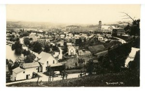 VT - Newport. Bird's Eye View   RPPC