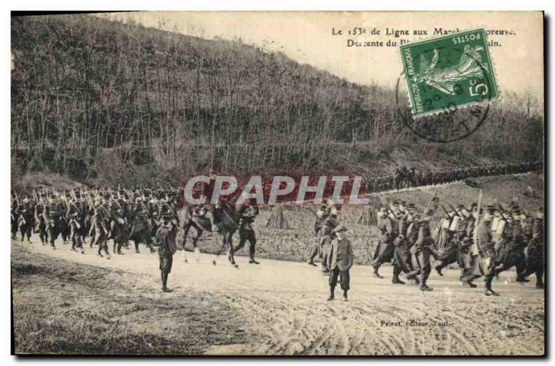 Old Postcard Army 153rd line