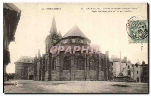 Old Postcard Normandy Granville Apse of Notre Dame de Lihou of Gothic Style