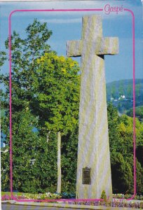 Canada Granite Cross Christ-Roi Cathedral Gaspe Ouebec