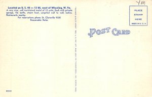 Twin Pines Motel St. Clairsville, Ohio OH Postcard