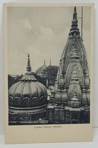 Golden Temple Benares Vintage Postcard