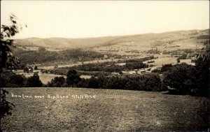 Tennessee TN View from Big Bend State Road Real Photo Vintage Postcard