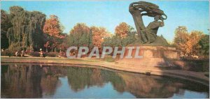 Postcard Modern Warszawa Pomnik Chopina Fryderyka