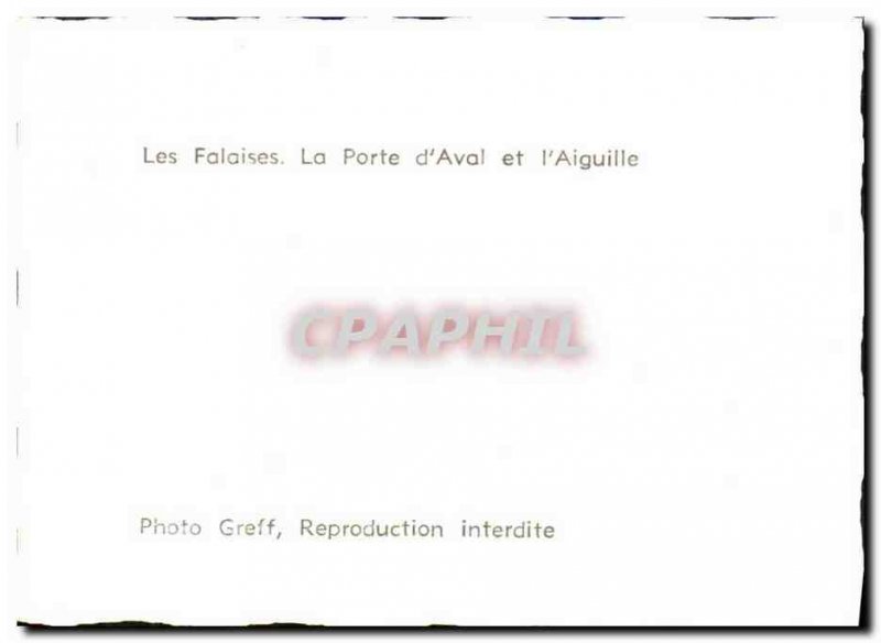 Postcard Modern Etretat Cliffs La Porte d Aval and Needle