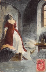 A035 Russia 1907/08 Tarakanoff princess painting signed K D Flavitzky postcard