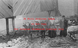 WI, Antigo, Wisconsin, RPPC, Ox Drawn Wagon with Logs, Logging, Kingsbury Photo