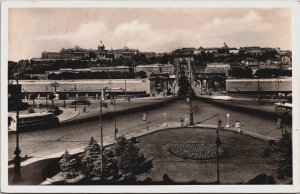 Hungary Budapest View From The Royal Castle Vintage RPPC C112