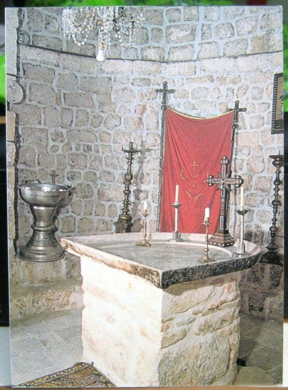 Syria Saint Serge Convent The Hollow Altar of the Church Ma lula - posted 2001