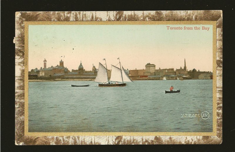 Canada Postmark 1910 Toronto Ont Toronto From The Bay Valentines Postcard