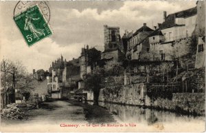 CPA CLAMECY Le Quai des Moulins Nievre (100257)