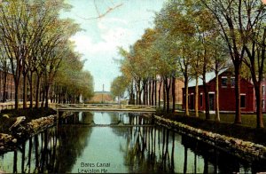 Maine Lewiston Bates Canal 1909