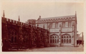 HEREFORD  HEREFORDSHIRE ENGLAND~THE LIBRARY-CATHEDRAL~PHOTO POSTCARD