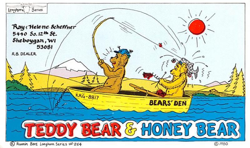 Teddy Bear & Honey Bear Unused 