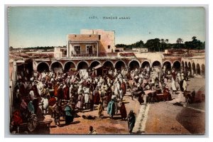 Marche Arabe Arabian Market Tunisia  UNP DB Postcard Q25