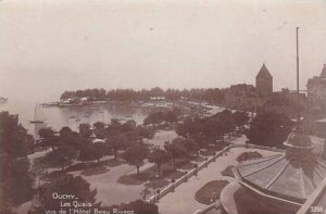 Schweiz Ouchy Les Quais vus de l'Hotel Beau Rivage Photo