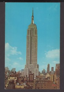 NEW YORK CITY Empire State Building height 1472 ft. to the tip TV Tower - Chrome