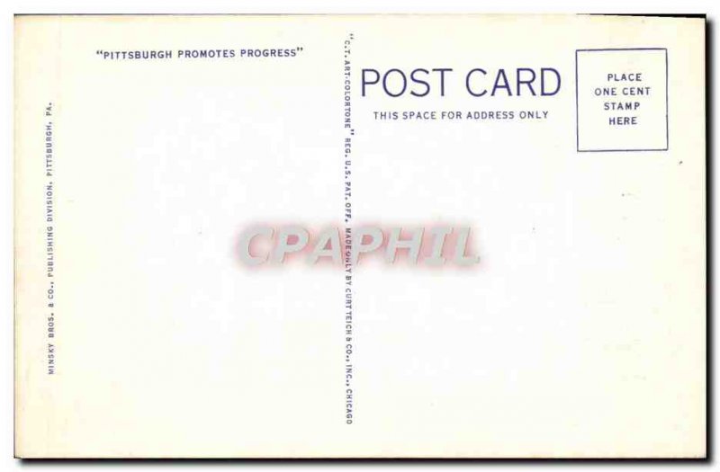 Postcard Old Beauty Spot Of Showing Pittsburgh Cathedral Of Learning Masonic ...