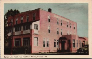 Canada Sylvan Lake Hotel Near Red Deer Alberta CanadaVintage Postcard C093