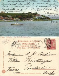 cuba, SANTIAGO, Smith Key Panorama (1908) Postcard