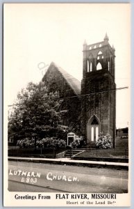 K45/ Flat River Missouri RPPC Postcard c40-50s Lutheran Church 189