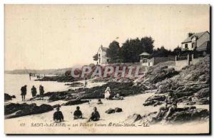 Postcard Old Saint Nazaire Martin Cities Villas and rocks