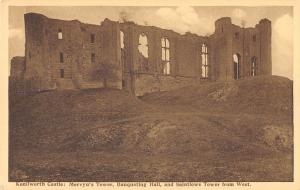 uk26913 mervyns tower banqueting hall kenilworth castle real photo uk