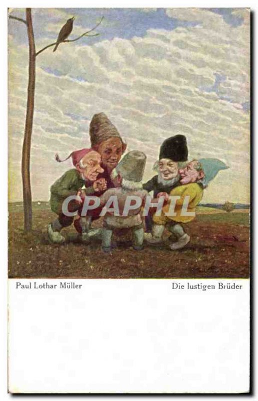 Old Postcard Leprechaun Fancy Paul Lothar M?ller